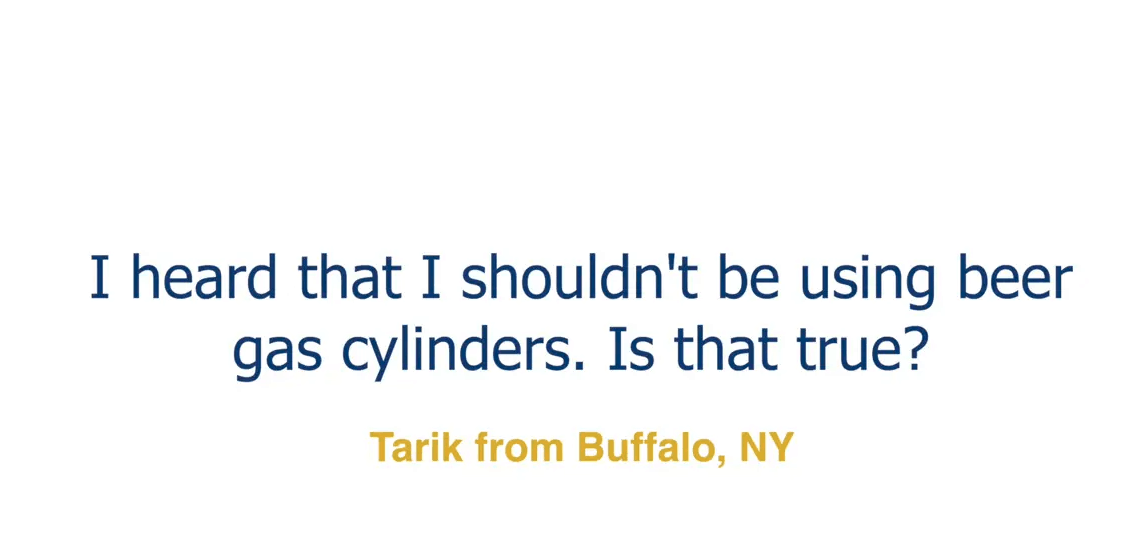 Ask Better Beer Beer Gas Cylinders vs Gas Blender