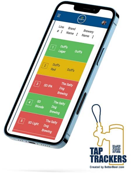 Tap Trackers Line Cleaning Tracking on a smartphone